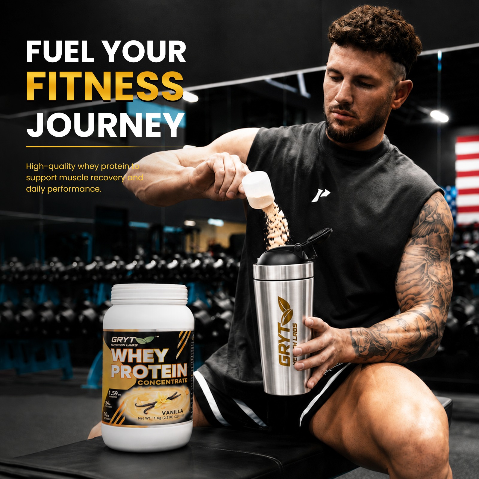 Vanilla Whey Protein Concentrate for Daily Fitness - Image 6