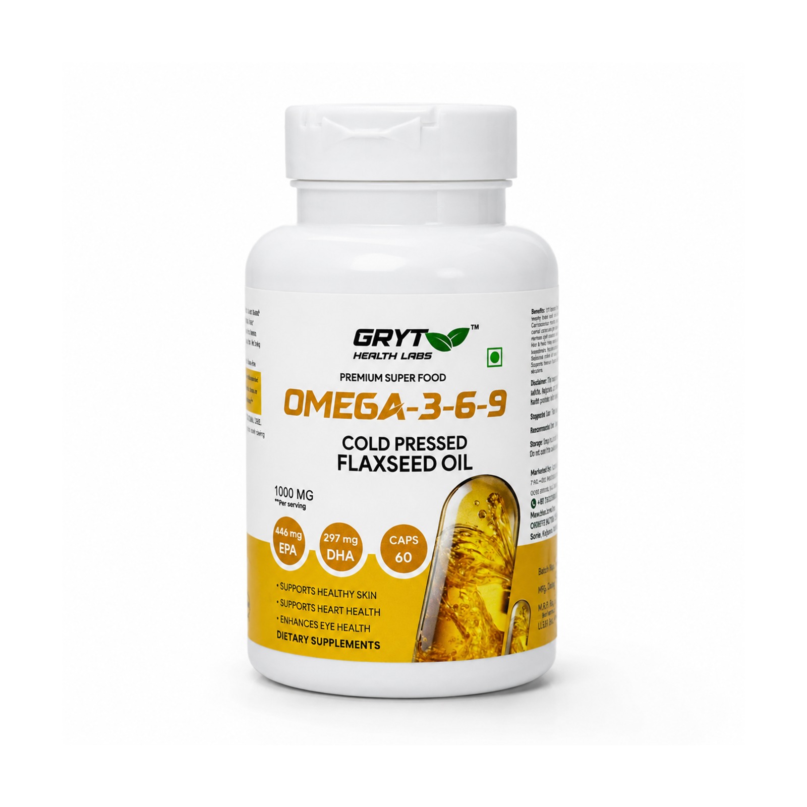 Omega 3-6-9 Flaxseed Oil Capsules for Wellness - Image 11