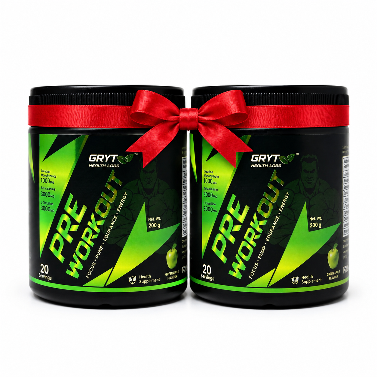Pre Workout Supplement for Energy and Fitness (Pack of 2 — contains 2 units)