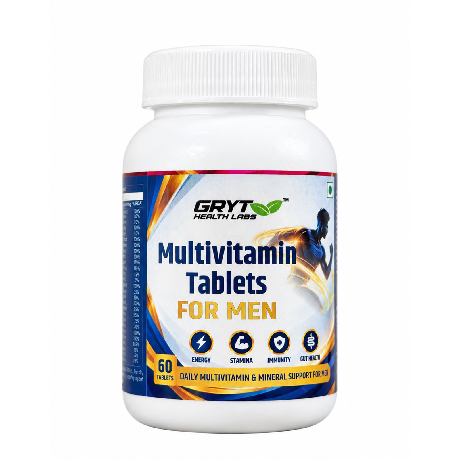 Multivitamin Tablets for Men with Energy & Immunity Support