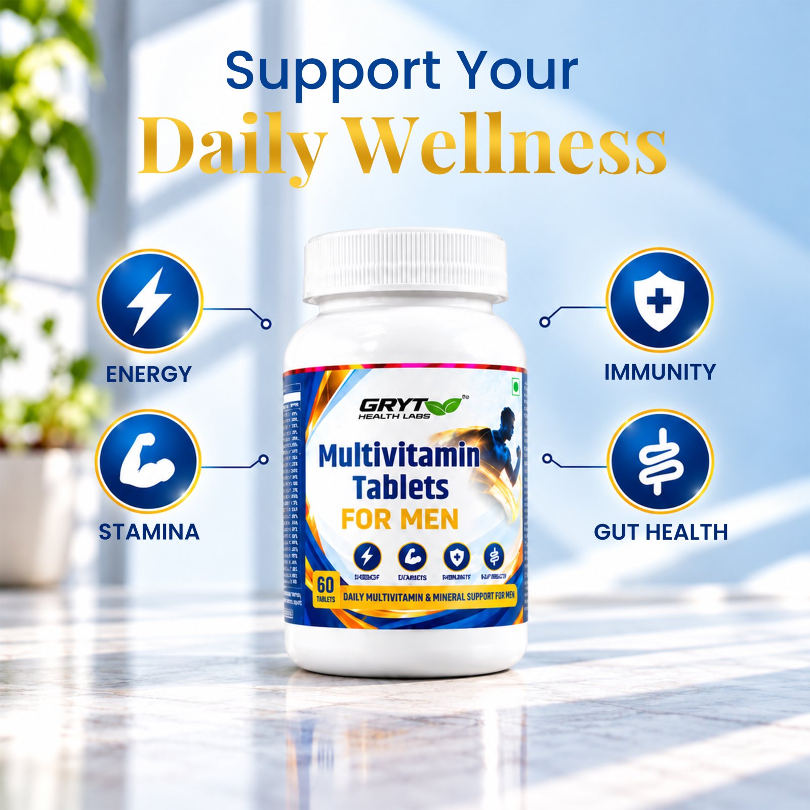 Supports energy, stamina, immunity and gut health