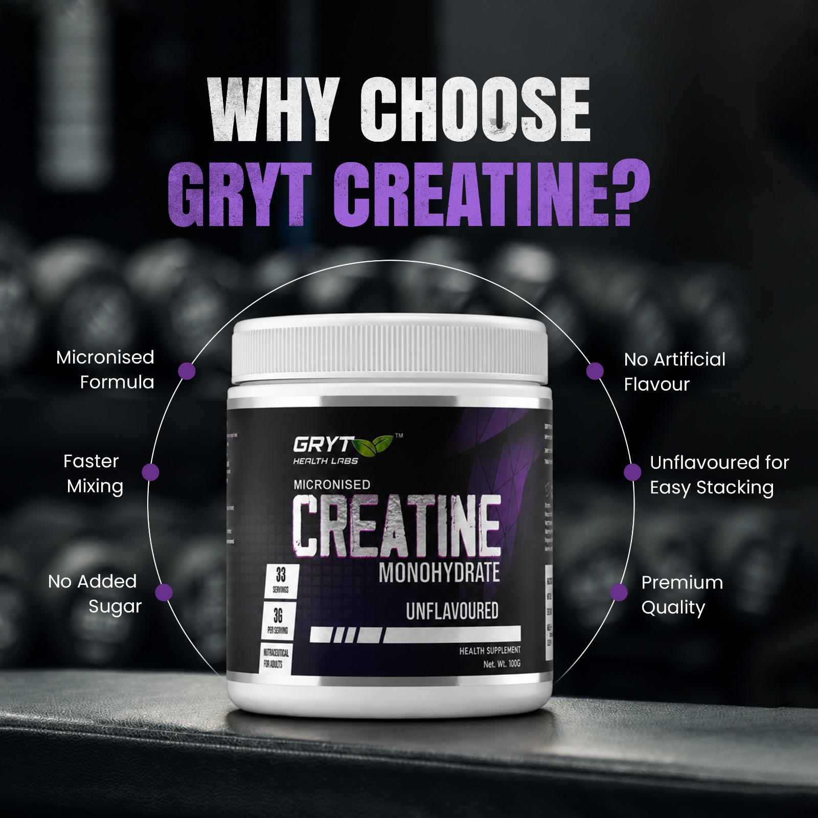 Unflavoured Creatine Monohydrate for Fitness Goals - Image 9